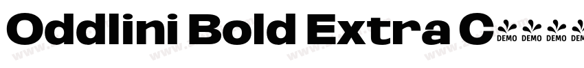 Oddlini Bold Extra C字体转换